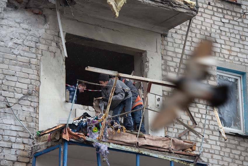 Ukrayna'dan yürek yakan savaş görüntüleri 29